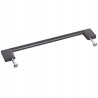 Prosty uchwyt meblowy GRAFIT-SZARY , roz.192mm