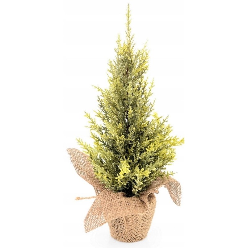PIĘKNA SZTUCZNA CHOINKA JAK ŻYWA wysokość 49 cm