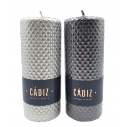 Świeca CADIZ GRANATOWA DUŻA