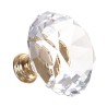Galka Glamour Kryształ 40 mm DIAMOND Złota