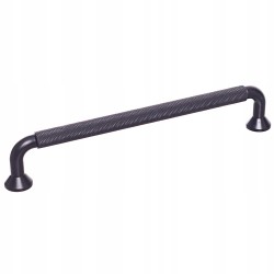 Czarny uchwyt meblowy INDUSTRIALNY roz. 192 mm