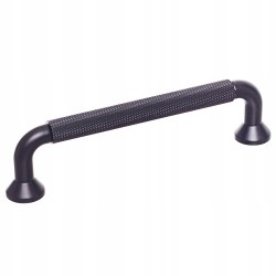 Czarny uchwyt meblowy INDUSTRIALNY roz. 128 mm