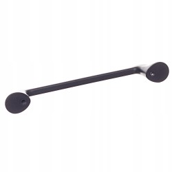Czarny uchwyt meblowy FABRICIO roz. 192 mm