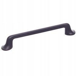 Czarny uchwyt meblowy FABRICIO roz. 128 mm