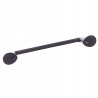 Czarny uchwyt meblowy FABRICIO roz. 128 mm