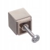 Gałka meblowa kwadrat SZLIFOWANA, INOX