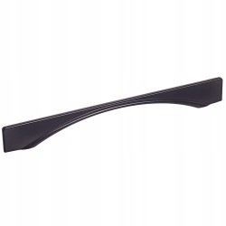 Uchwyt meblowy CZARNY MAT PROSTY roz 160 mm