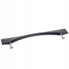 Uchwyt meblowy CZARNY MAT PROSTY roz 160 mm