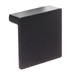 UCHWYT CZARNY MAT PERŁA KWADRAT roz 64 mm