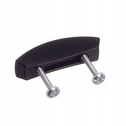 Mały uchwyt meblowy czarny mat , roz. 32mm