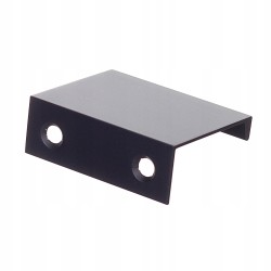 UCHWYT KRAWĘDZIOWY CZARNY HEXI roz.32mm