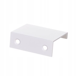 UCHWYT KRAWĘDZIOWY BIAŁY HEXI roz.32mm